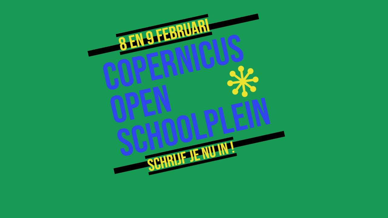 Featured image for “Copernicus Open Schoolplein”